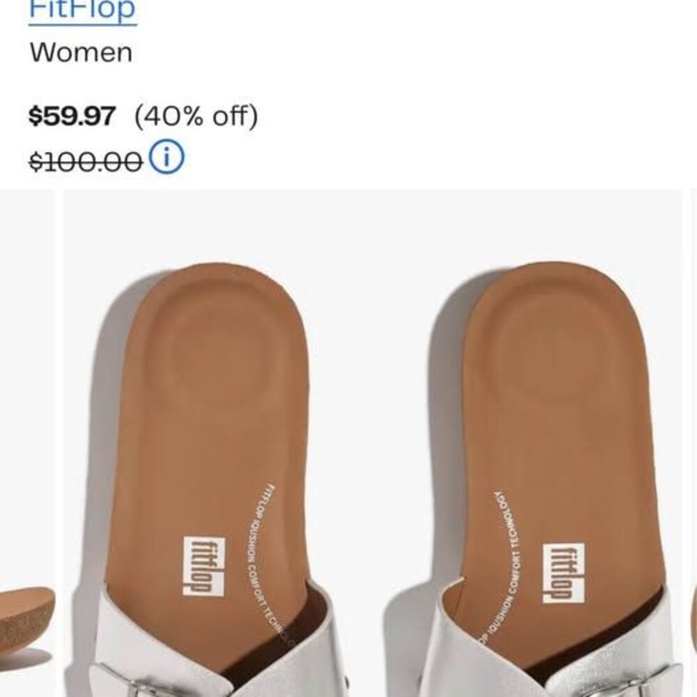 Metallic Pink Fitflop Size 9 - Picture 2 of 5